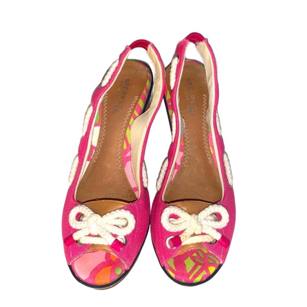 SPERRY CORK WEDGES summer heels WOMENS size 8.5